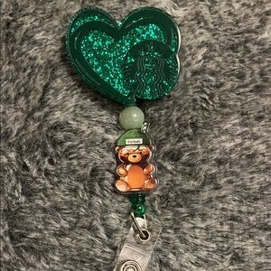 Starbucks Green badge reel